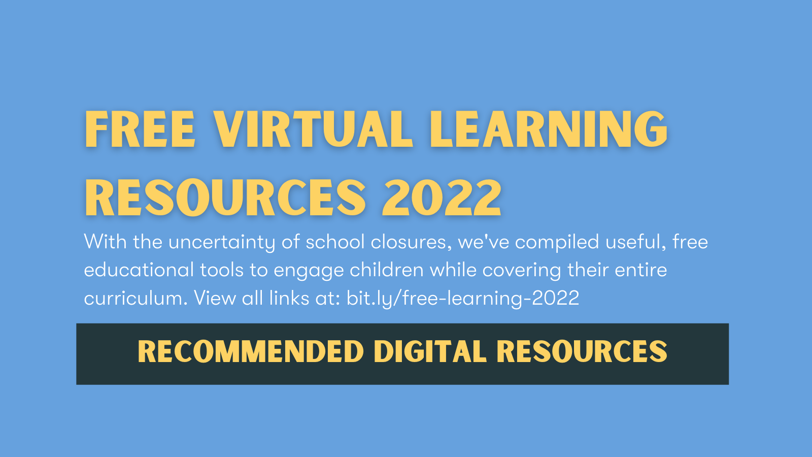 Free Virtual Learning Resources 2022