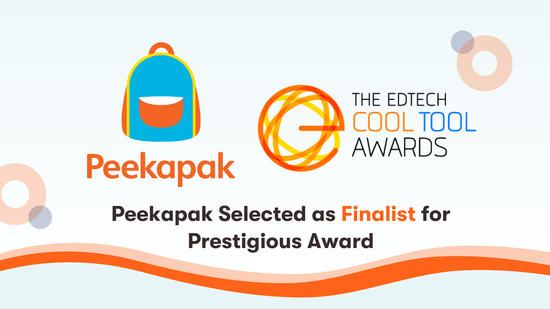 Peekapak Selected as Finalist for Prestigious Award