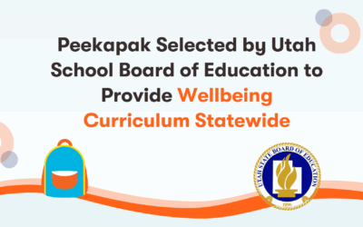 Peekapak Selected by Utah School Board of Education to Provide Social-Emotional Learning Curriculum Statewide
