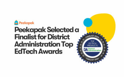 Peekapak selected as a finalist DA award for Top Ed Tech Product of 2024