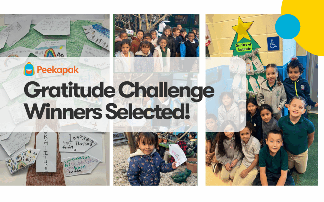 Peekapak’s 2023 Gratitude Challenge Winners Revealed!